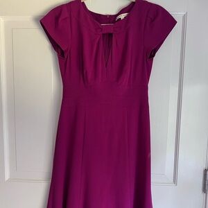 Gorgeous fuchsia Nanette Lepore dress with a sleeve. Size 0.